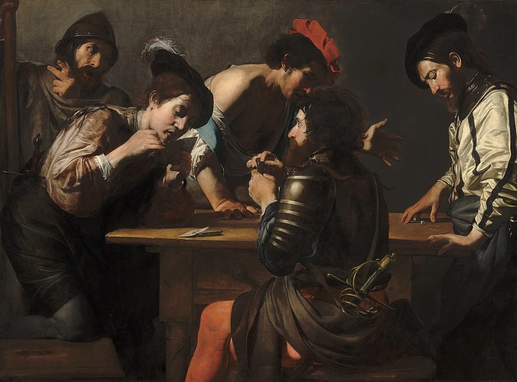 Giocatori di carte e dadi - National Gallery of Art, Washington